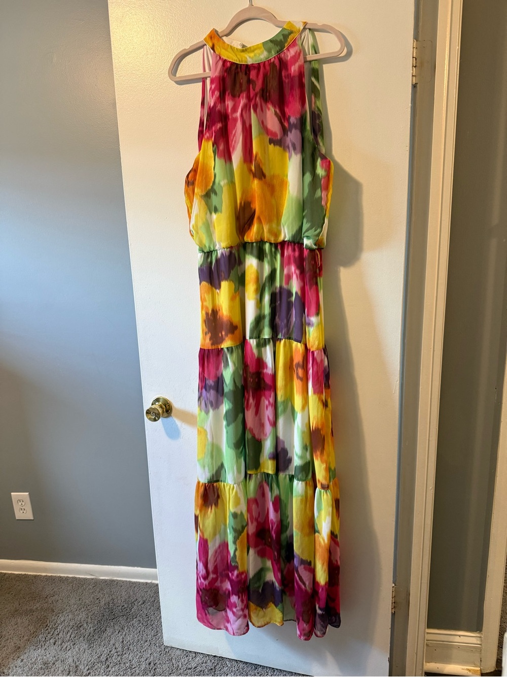 Donna Ricco Women's Floral Maxi Dress